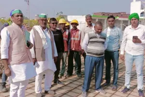 मेरठ: भाकियू 30 नवंबर से फ्रेट कॉरिडोर के बिजली घर का निर्माण कार्य रोककर देगा धरना