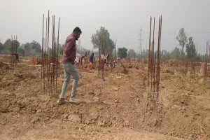 अयोध्या: विधायक के निर्देश पर मेडिकल कॉलेज के घटिया निर्माण की जांच शुरू