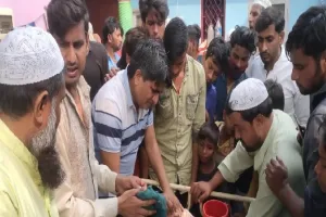 बिजनौर: नाला खुदाई के दौरान हादसे में एक मजदूर की मौत