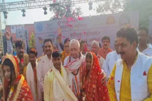 जौनपुर: केरल के राज्यपाल ने किया बदलापुर महोत्सव का उद्घाटन, 380 जोड़ों का विवाह कराया संपन्न