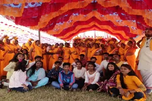 बहराइच : कलश यात्रा के साथ भागवत कथा का शुभारंभ