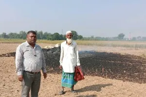 राजस्व टीम करेगी राजस्व वसूली : पराली जलाते चार किसानों को पकड़ा, नोटिस जारी