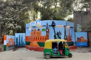 G20 के लिए MCD ने शहर को सजाया, हुमायूं का मकबरा और एफिल टावर दीवारों पर उकेरा 