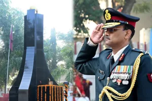 लेफ्टिनेंट जनरल वी साबिद सैयद ने बहादुर सैनिकों को दी श्रद्धांजलि 