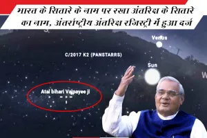 भारत के सितारे के नाम पर रखा अंतरिक्ष के तारे का नाम, अंतर्राष्ट्रीय अंतरिक्ष रजिस्ट्री में हुआ दर्ज 