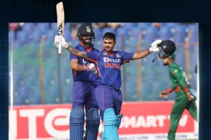 सबसे ज्यादा शतक लगाने में दूसरे नंबर पर पहुंचे किंग कोहली, ईशान ने जड़ा ODI इतिहास का सबसे तेज दोहरा शतक