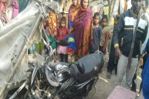 बहराइच में आमने-सामने भिड़ीं बाइक, एक की दर्दनाक मौत   