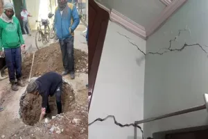 Baghpat News: जोशीमठ की तरह UP के  बागपत में धंसी जमीन, 20 से अधिक घरों में आईं दरार, लोगों में दहशत