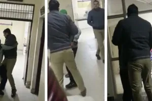 Video : एक के बाद एक थप्पड़ों की बौछार… किसी फिल्म का सीन नहीं, कानपुर के बर्रा थाने में दरोगा ने भाजपा कार्यकर्ता को पीटा