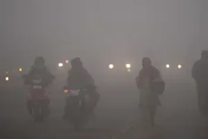 हल्द्वानी: घने कोहरे और फुहार ने बढ़ाया सर्दी का सितम