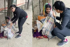 बरेली : मंडलायुक्त संयुक्ता समद्दार ने पेश की मानवता की मिसाल, ठंड में सड़क पर ठिठुर रही गरीब बुजुर्ग महिला को दिया आसरा