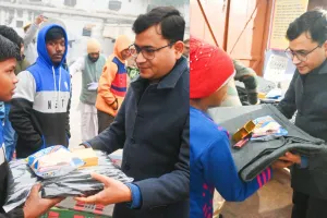 बरेली: हाड़ कंपा देने वाली ठंड के बीच SSP ने अनाथालय में बच्चों को भेंट की राहत सामाग्री