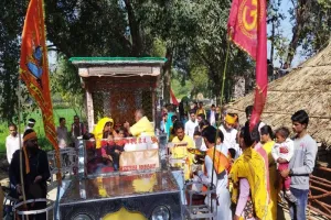 रायबरेली: गाजे-बाजे के साथ निकाली शिव बारात, शिव-पार्वती और गणेश-नंदी की हुई प्राण प्रतिष्ठा