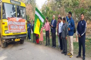 अयोध्या: राष्ट्रीय खेलकूद प्रतियोगिता में भाग लेने कृषि विवि के 39 खिलाड़ी हरियाणा रवाना 