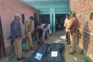 गोरखपुर में पति-पत्नी और दो बच्चों की जलकर मौत, एक ही बेड पर मिला सभी का शव, इलाके में सनसनी