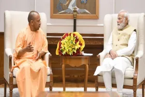 सीएम योगी ने PM Modi से दिल्ली में की शिष्टाचार भेंट,  Social Media पर तस्वीर ने खींचा सबका ध्यान