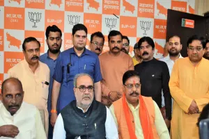 मुरादाबाद : प्रदेश अध्यक्ष भूपेंद्र चौधरी ने कहा- अपराधियों और आतंकियों को संरक्षण देने वाली पार्टी है सपा 