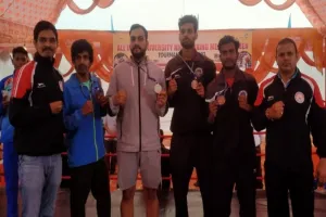 अयोध्या: अवध विवि के किक बॉक्सरों के पंच से बरसे मेडल 