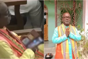 त्रिपुरा: BJP विधायक जदब लाल नाथ विधानसभा में पाए गए अश्लील वीडियो देखते, विपक्ष ने की कड़ी कार्रवाई की मांग