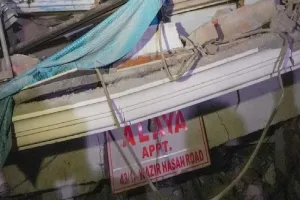 अलाया अपार्टमेंट हादसे के और जिम्मेदारों के नहीं मिल रहे रिकार्ड