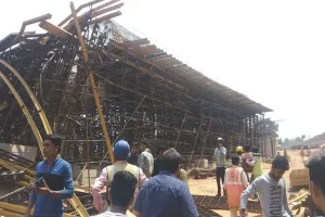 हिमाचल प्रदेश के हमीरपुर में निर्माणाधीन पुल ढहा, कोई हताहत नहीं