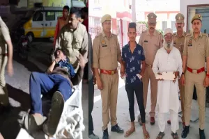 अमरोहा : पुलिस मुठभेड़ में बदमाश घायल, तीन गोकश गिरफ्तार