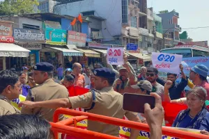 रामनगर: जी 20 के खिलाफ समाजवादी लोकमंच ने किया प्रदर्शन