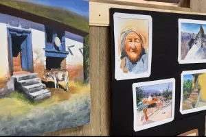 हल्द्वानी: पेंटिंग प्रदर्शनी ‘कलर्स ऑफ होप’ में दिखा टैलेंट