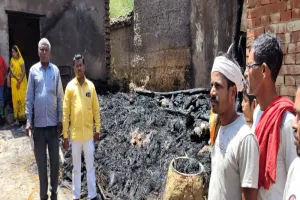 अयोध्या: दलित बस्ती में आग से छह घर राख, 60 बकरियां जिंदा जली 