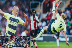 Premier League : एर्लिंग हैलेंड के दो गोल से मैनचेस्टर सिटी जीता, अंक तालिका में दूसरे स्थान पर