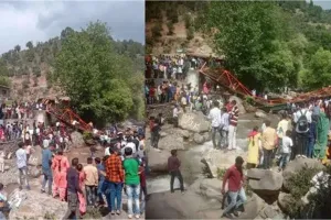 जम्मू-कश्मीर: उधमपुर में फुटब्रिज टूटा, एक बच्ची की मौत, 61 घायल 