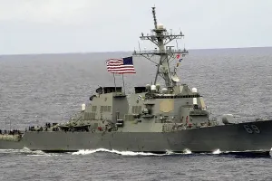 America विध्वंस्क युद्धपोत मिलियस ने China सागर में किया प्रवेश