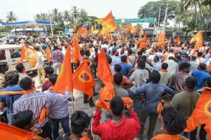 कर्नाटक: मांड्या में हिंदूवादी संगठनों ने किया बंद का आह्वान