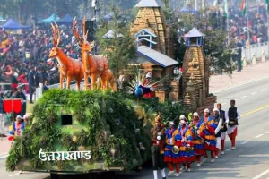 Uttarakhand News: गणतंत्र दिवस की परेड में पहला स्थान पाने वाली मानसखंड पर आधारित झांकी पहुंची रुद्रपुर
