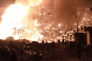 Bajpur News: झोपड़ी में आग लगने से सामान जलकर राख, एक मवेशी की भी मौत