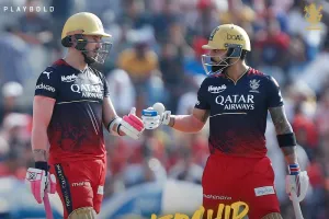 IPL 2023 : फाफ डू प्लेसिस और विराट कोहली का अर्धशतक, RCB ने पंजाब किंग्स को 24 रन से हराया 