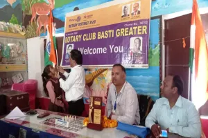 बस्ती: मुसहा विद्यालय के बच्चों का हुआ स्वास्थ्य परीक्षण