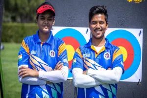 Archery World Cup 2023  : ज्योति सुरेखा और ओजस देवताले की मिश्रित युगल जोड़ी ने जीता स्वर्ण पदक, चीनी ताइपे को दी मात