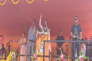 शाहाबाद में भाजपा प्रत्याशी के पक्ष में डिप्टी सीएम केशव मौर्य ने किया प्रचार, बोले - बनाएं ट्रिपल इंजन की सरकार 