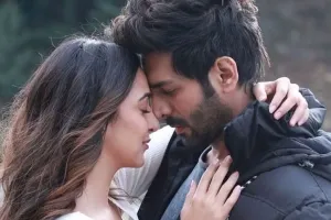'सत्य प्रेम की कथा' का पहला गाना नसीब से रिलीज, बर्फीली वादियों में रोमांटिक हुए कार्तिक-कियारा