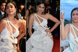 Cannes 2023: व्हाइट कटआउट गाउन में Mrunal Thakur ने रेड कार्पेट पर लूटी लाइमलाइट, तस्वीरों ने इंटरनेट पर मचाया धमाल
