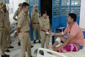 मुरादाबाद : जमीनी विवाद में हेड कांस्टेबल के बेटे व भाई के बीच फायरिंग, दोनों घायल