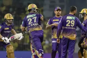 केकेआर ने चेन्नई को छह विकेट से हराया, प्लेऑफ की दौड़ को रोमांचक बनाया