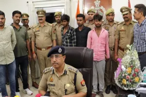 लखनऊ में गर्दन पर चाकू रखकर बुजुर्ग दंपति से घर में घुसकर लूट, तीन गिरफ्तार 