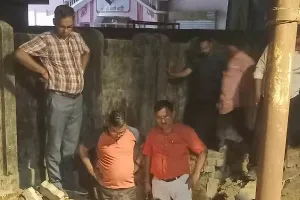 अयोध्या : खोदाई के चलते पावर कार्पोरेशन को दस लाख से अधिक की चोट