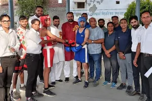 मुरादाबाद: बाक्सिंग में 22-25 किलोग्राम भार वर्ग में दित्यराज ने हासिल किया पहला स्थान