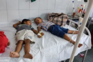 बरेली: डायरिया का कहर... कम पड़ गए बच्चा वार्ड में बेड