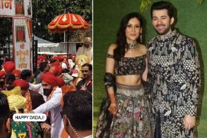 Karan Deol-Drisha Wedding : घोड़ी चढ़े सनी देओल के बेटे करण, पोते की बारात में नाचे दादा धर्मेंद्र...देखें वीडियो