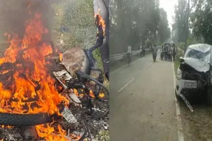 गोंडा में भीषण सड़क हादसा: तेज रफ्तार कार की टक्कर से मां-बेटे की मौत, बहन घायल