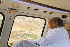 गहलोत ने दूसरे दिन भी बिपरजॉय प्रभावित क्षेत्रों का किया हवाई सर्वे 